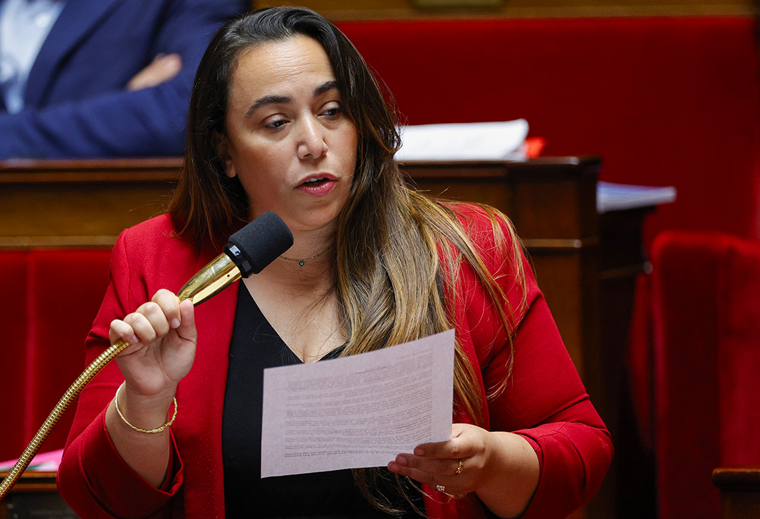 La députée écologiste Sabrina Sebaihi. Geoffroy VAN DER HASSELT / AFP