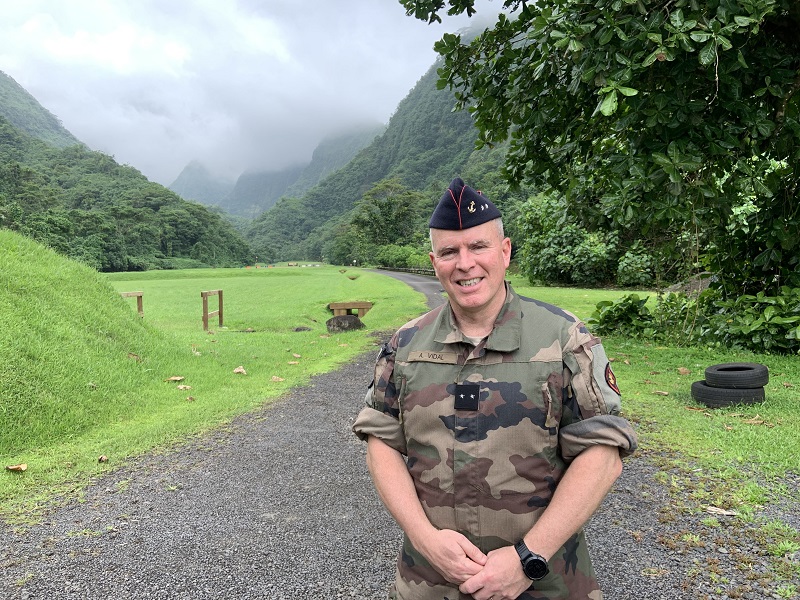 Le général Alain Vidal, commandant de l'Etat-major spécialisé pour l'outremer et l'étranger. Crédit photo : Thibault Segalard.