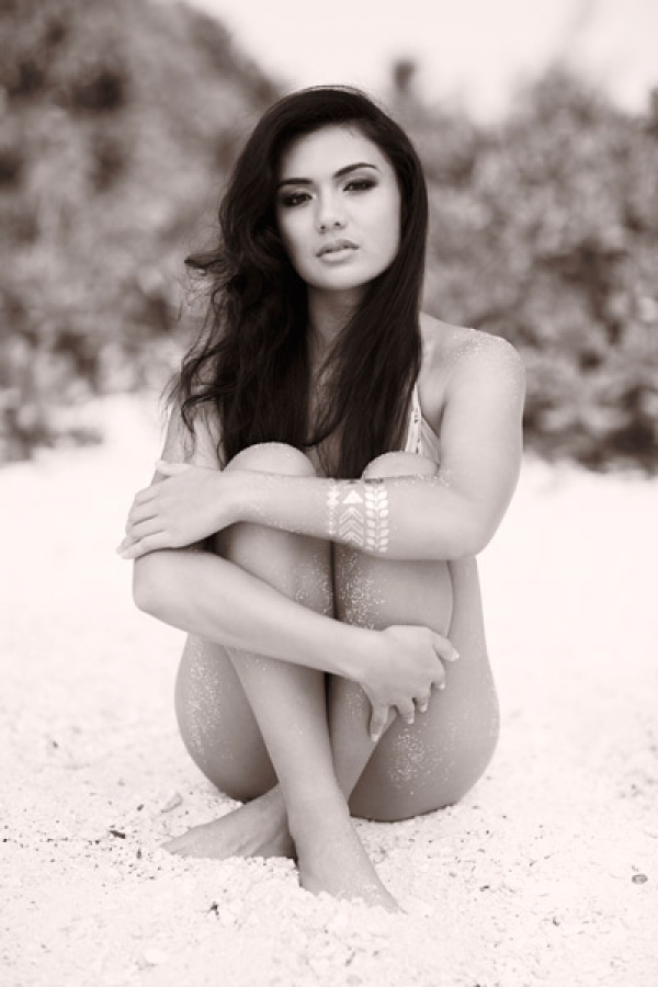 Miss Tahiti 2015 : Les photos des candidates à la plage