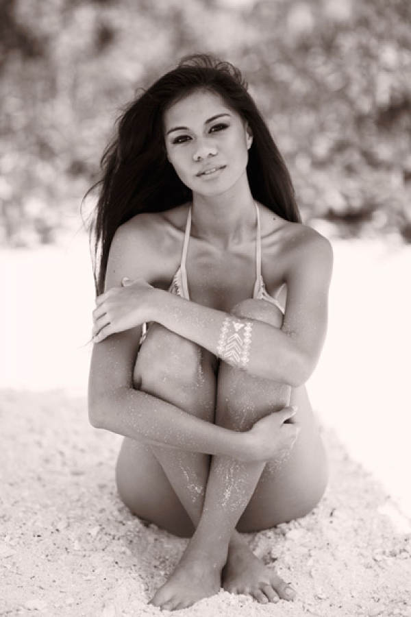 Miss Tahiti 2015 : Les photos des candidates à la plage