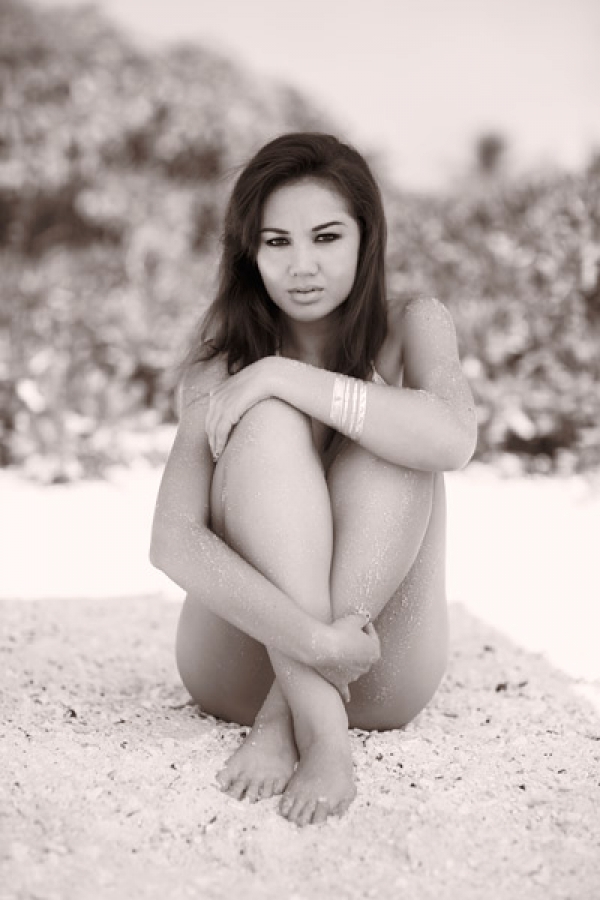 Miss Tahiti 2015 : Les photos des candidates à la plage