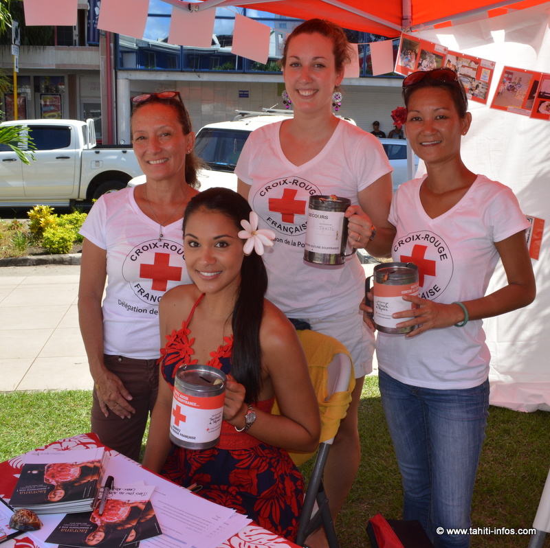 Hinarere Taputu marraine de charme pour la Croix Rouge