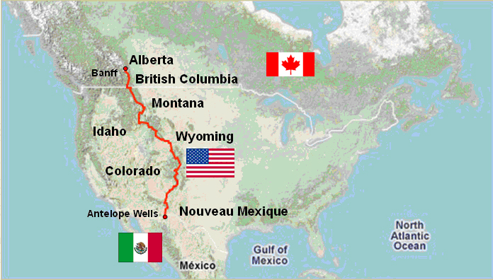 L'itinéraire du Devide