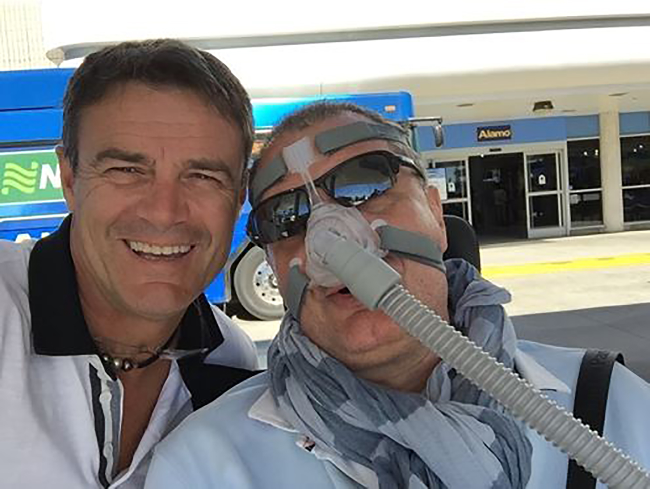 Jean-Michel Monot et son ami Loïc Lecottier