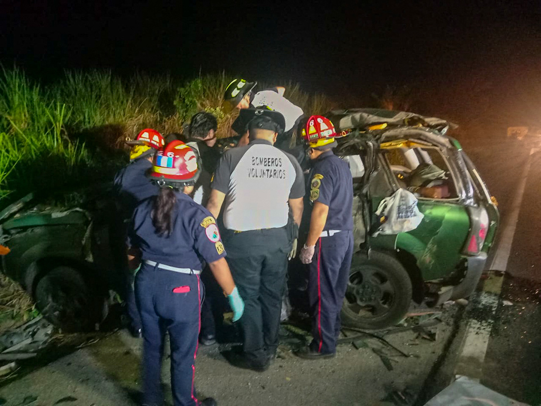 Crédit Handout / Departmental Municipal Firefighters / AFP