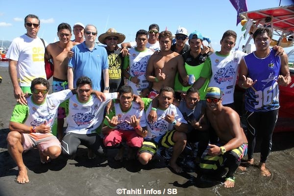 Le Team Opt à l'arrivée.
