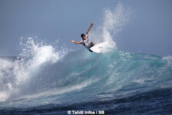 Teiki Charles accède pour la 1ère fois à la finale du Taapuna Master.