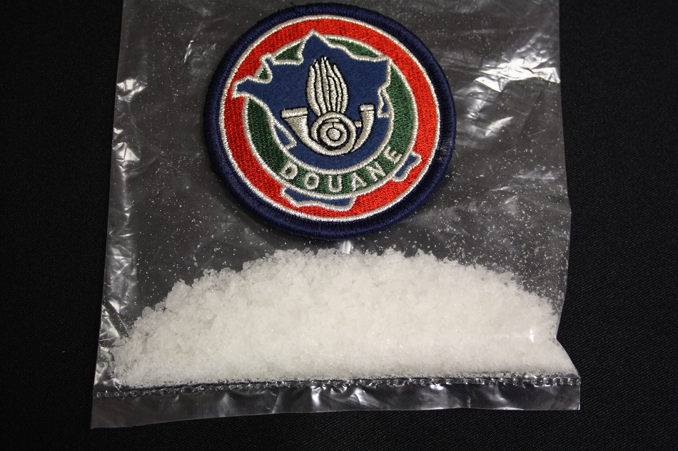 Une saisie d'ice effectuée par les douanes.