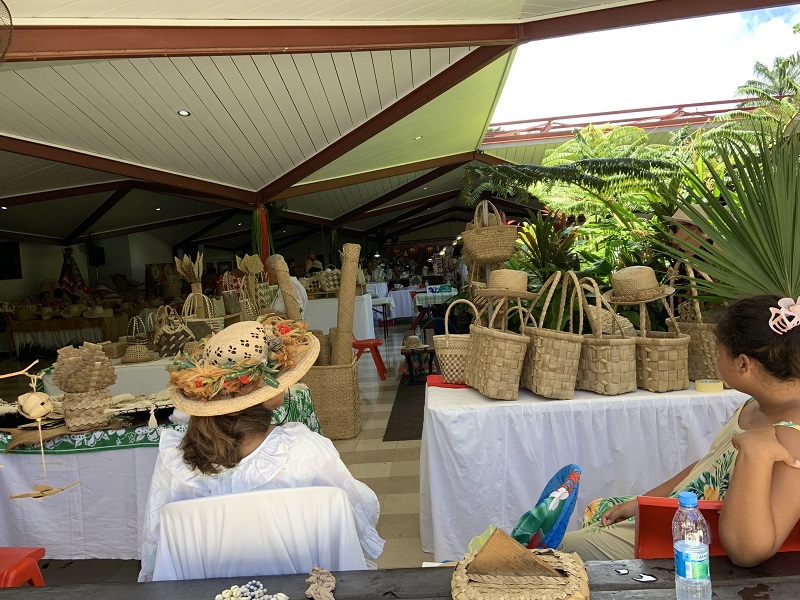 Le salon Te Rara'a s'est ouvert ce lundi et se refermera le 3 mars prochain. Crédit photo : Thibault Segalard.