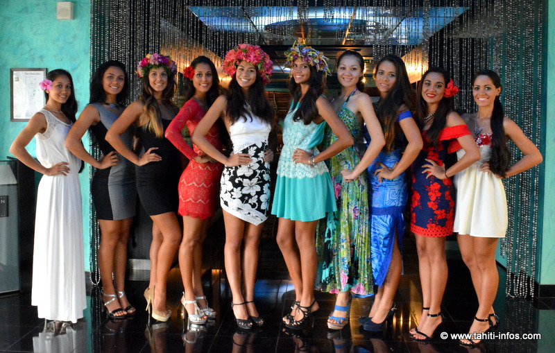 Toutes les candidates, dans le bon ordre