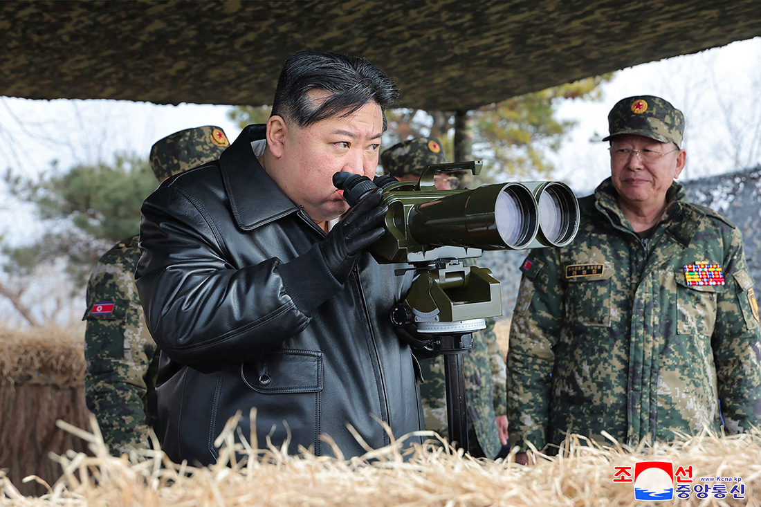 STR / KCNA VIA KNS / AFP
