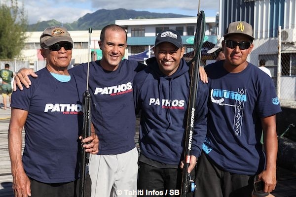 Le team Nuuroa, avec Teva Montagnon et Tepou Nehemia, arrive 2e.