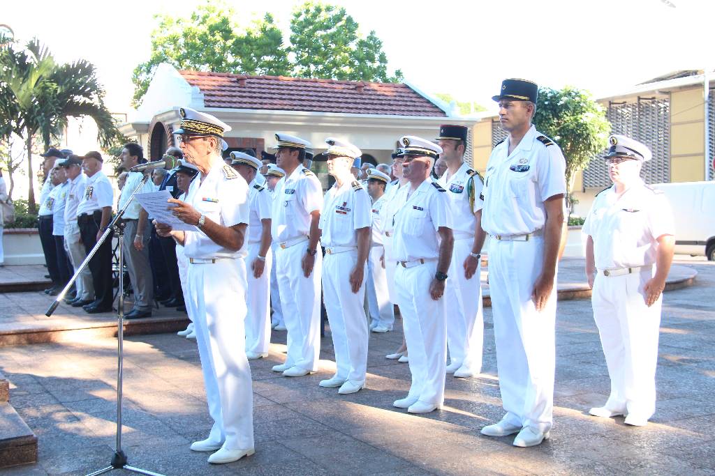 Cérémonie en hommage aux "Morts pour la France" en Indochine