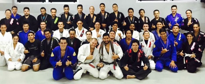 Dany Gérard, Michael Fowler et la Tahitian Top Team, lundi soir.