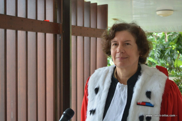 Brigitte Angibaud, avocate générale de la cour d'assises d'appel a requis la confirmation de la peine de 17 ans de réclusion à l'encontre de Jimmy Adam Maere pour meurtre.