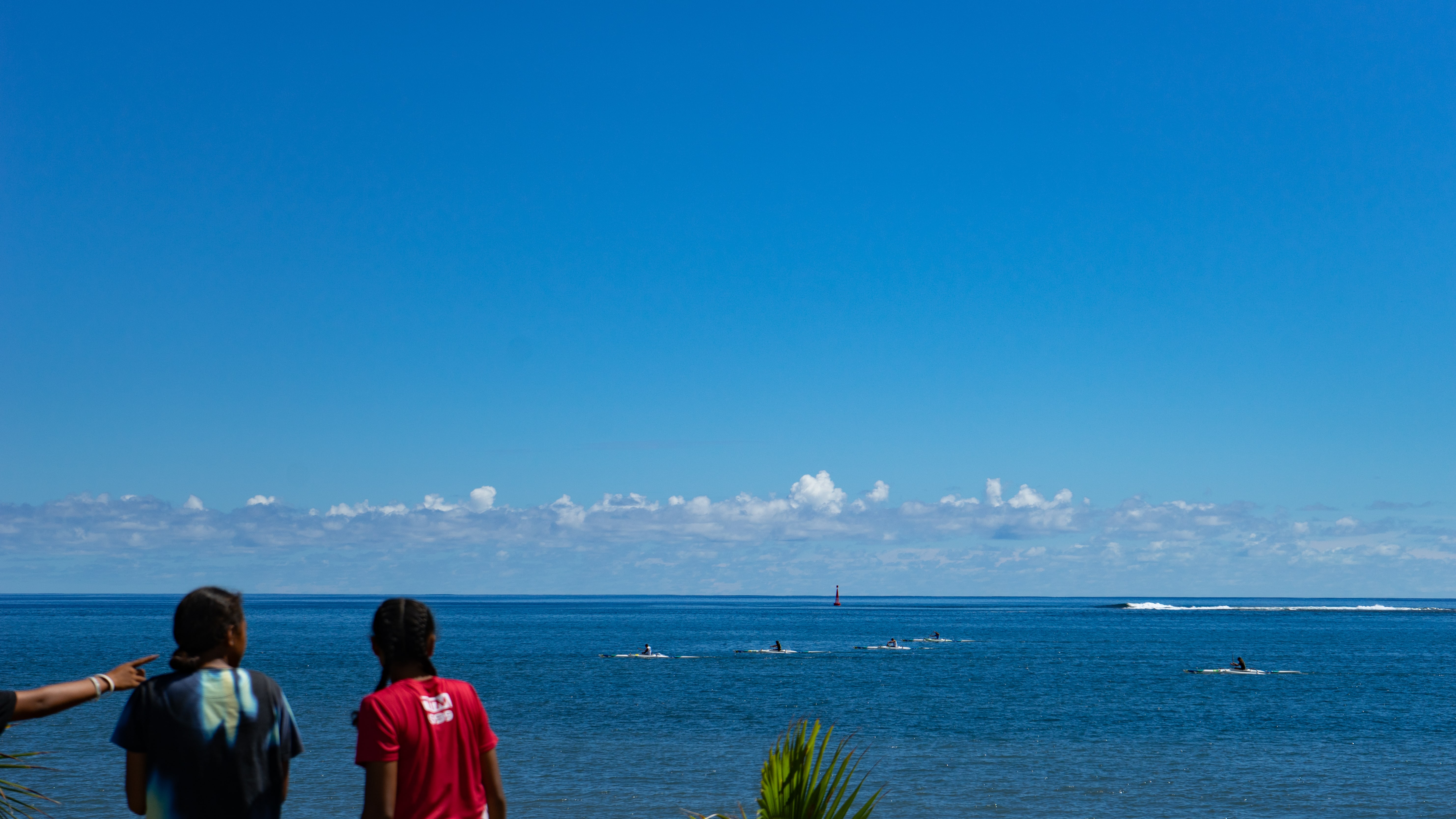 Le public est venu en nombre pour supporter les rameurs.  Crédit : Tom Larcher