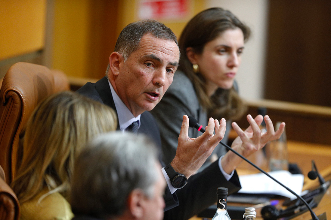 Gilles Simeoni, président du Conseil exécutif de Corse. Crédit Pascal POCHARD-CASABIANCA / AFP