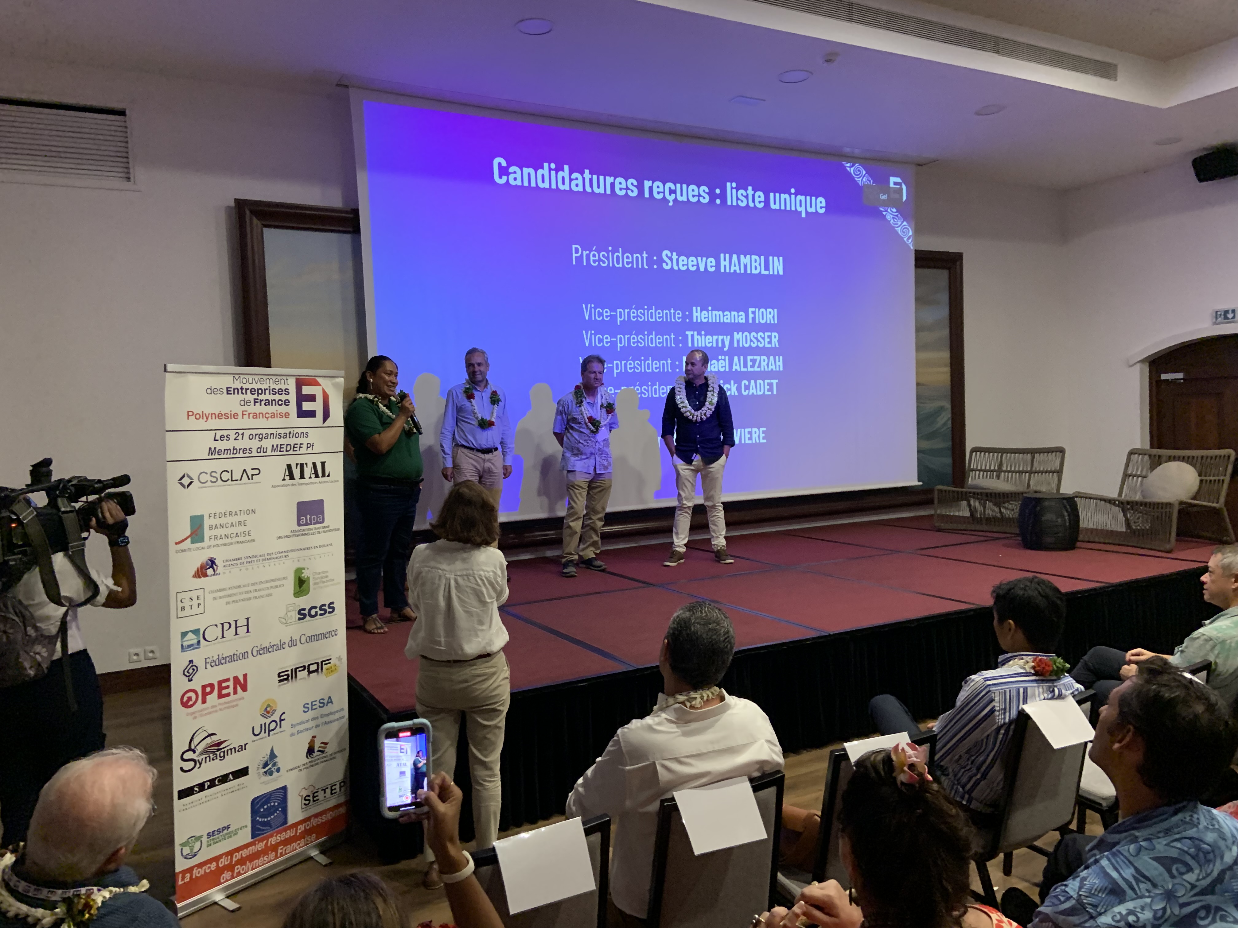 Steeve Hamblin a été élu ce mercredi à la tête du Medef. Crédit photo : Thibault Segalard.