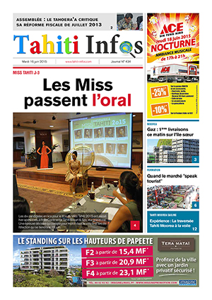 TAHITI INFOS N°434 du 16 juin 2015