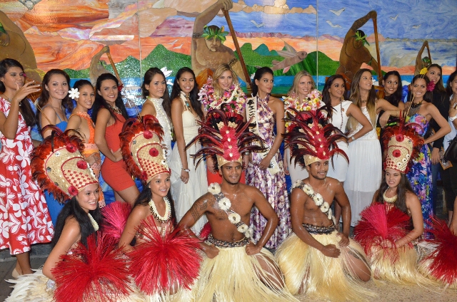 Camille Cerf, Miss France 2015, au fenua 