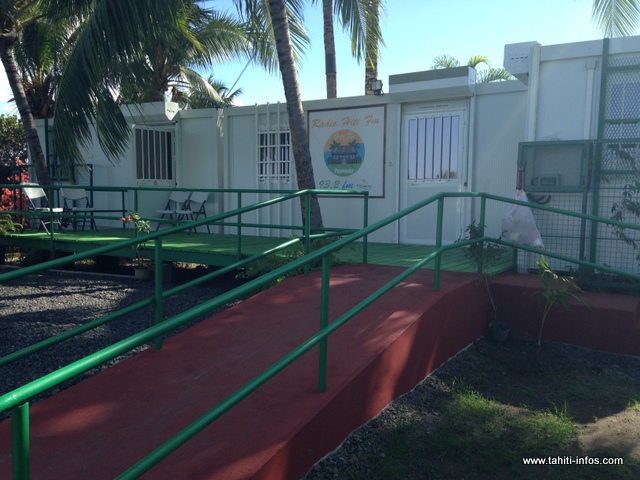 La nouvelle radio de Punaauia est logée dans des containers à la norme CE