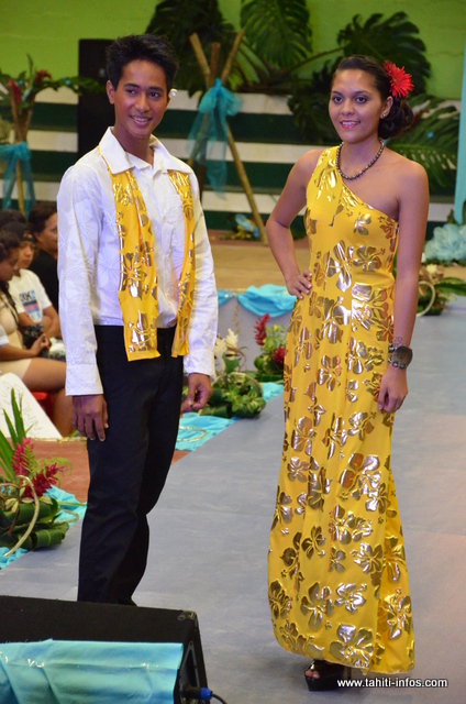 Rautea MEAMEA et Haureva ROCHETTE décrochent les titres de 1ère dauphine et 1er dauphin