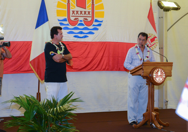 Jeux du Pacifique : les sportifs encouragés par Edouard Fritch