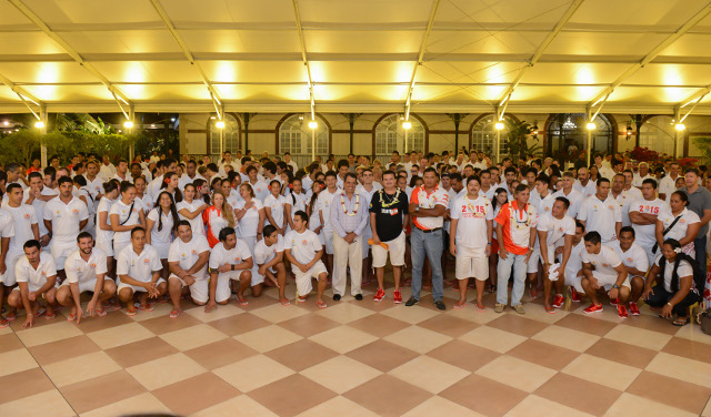 Jeux du Pacifique : les sportifs encouragés par Edouard Fritch