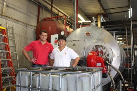 Une machine pour recycler les huiles minérales