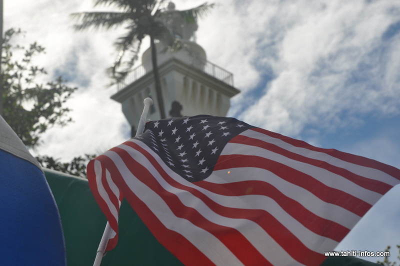 Mahina était aux couleurs de l'Amérique, samedi 4 juillet pour célébrer le 4th of july