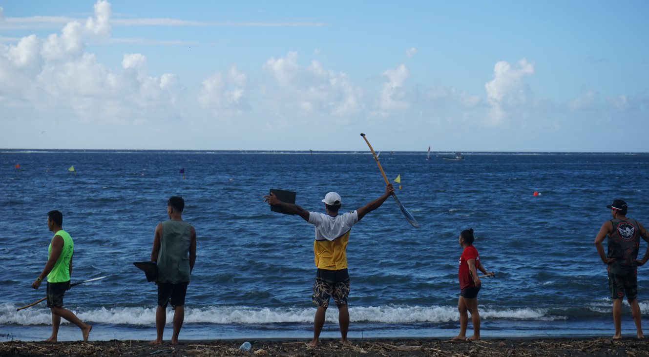 La finale des seniros homme qui se prépare.  Crédit : Tom Larcher