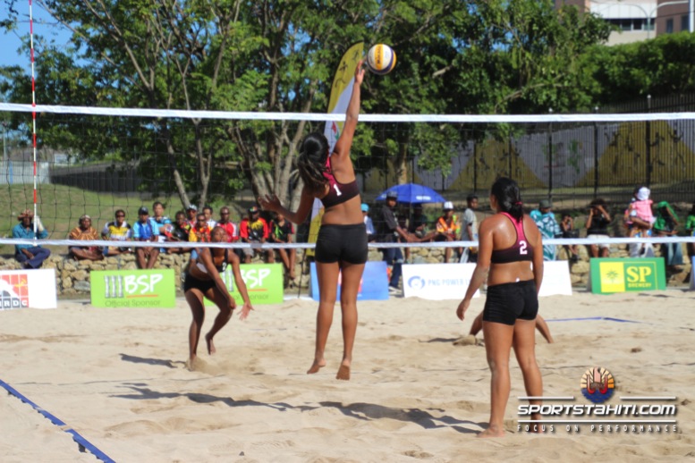 PNG 2015  » Beach Volley  » : Entrée en matière victorieuse pour les tahitiens
