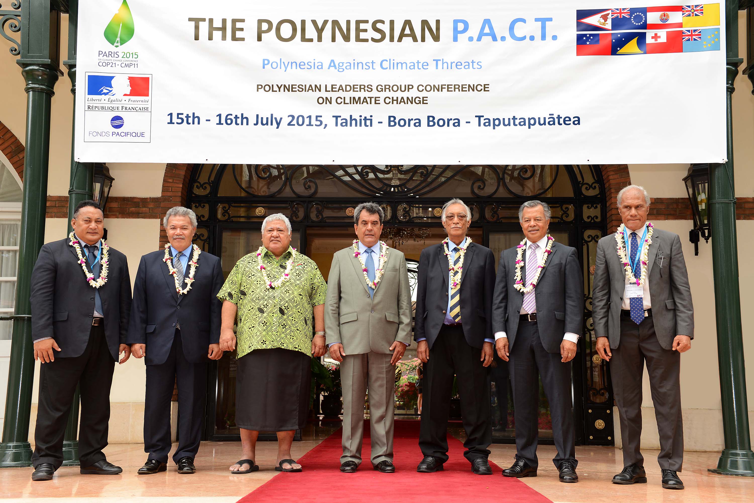 Ouverture de la conférence du PLG sur le thème des changements climatiques