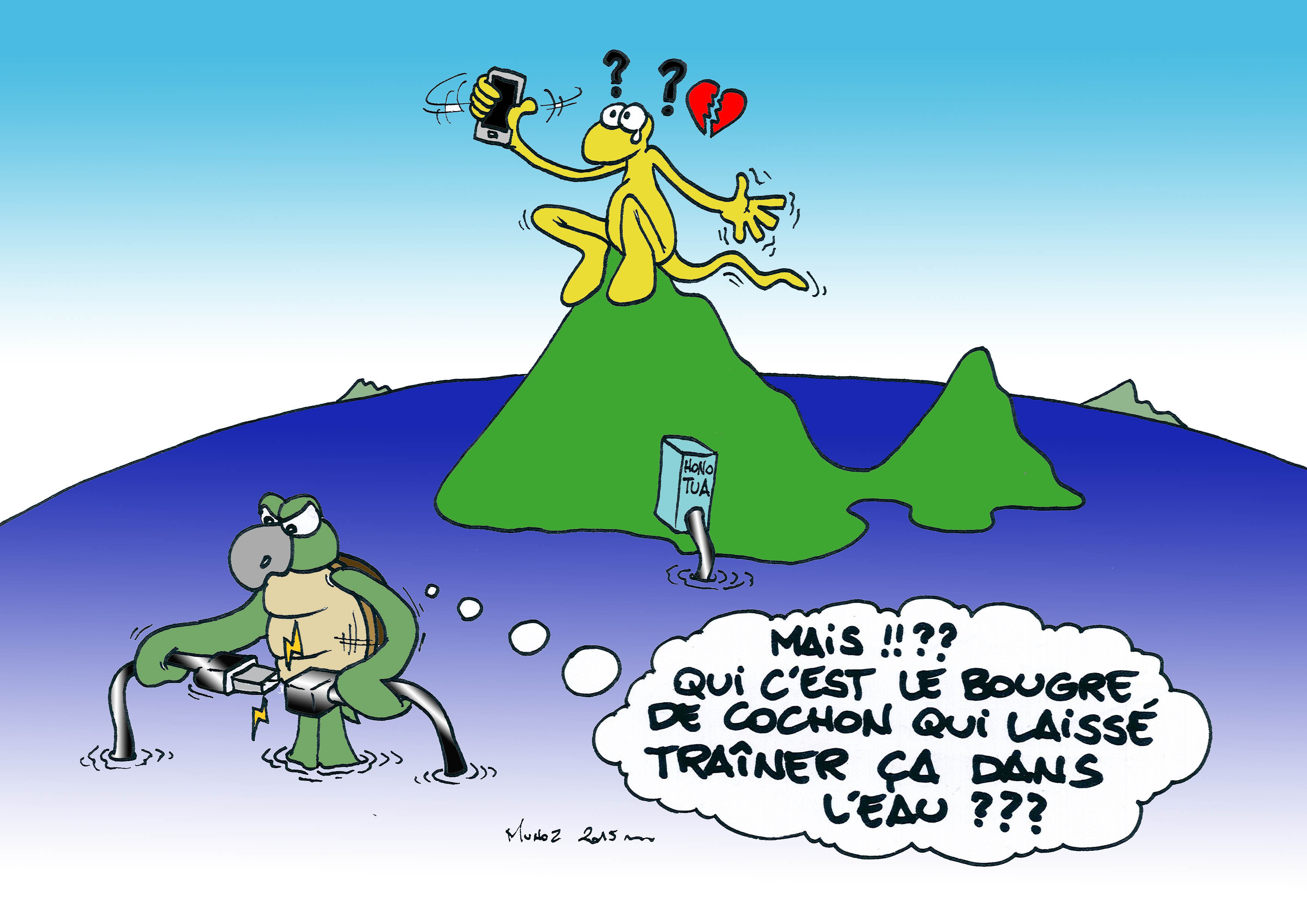 "Le black out du 14 juillet" vu par Munoz