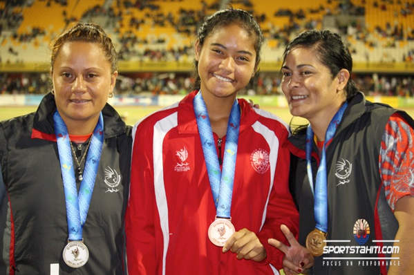 PNG 2015 « Athlétisme » : Elodie Menou, Gwoelani Patu et Loïc Mevel en bronze