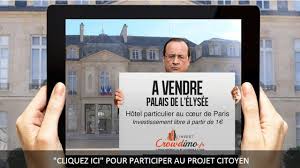 Le site qui proposait de racheter l'Elysée récolte 80 M EUR d'intentions d'investissements