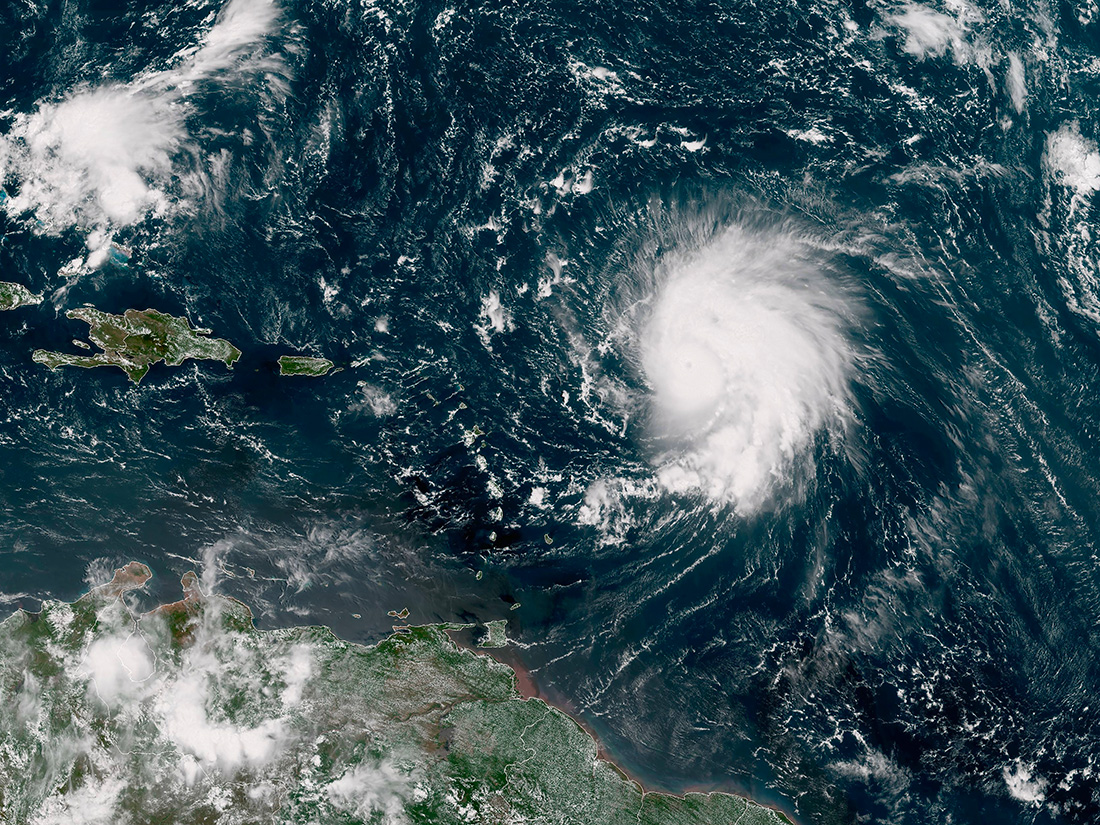 Crédit Handout / NOAA/GOES / AFP