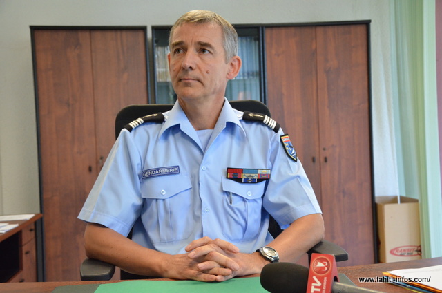 Pierre Caudrelier : " En Polynésie Française, la gendarmerie assure ses missions sur la quasi intégralité du territoire"