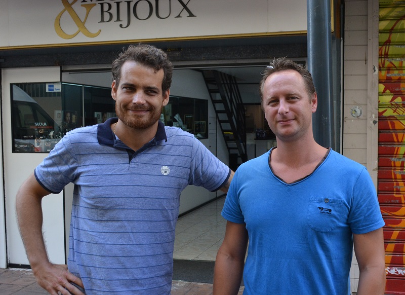 Julien Kinde et son associé Nicolas Demeyer