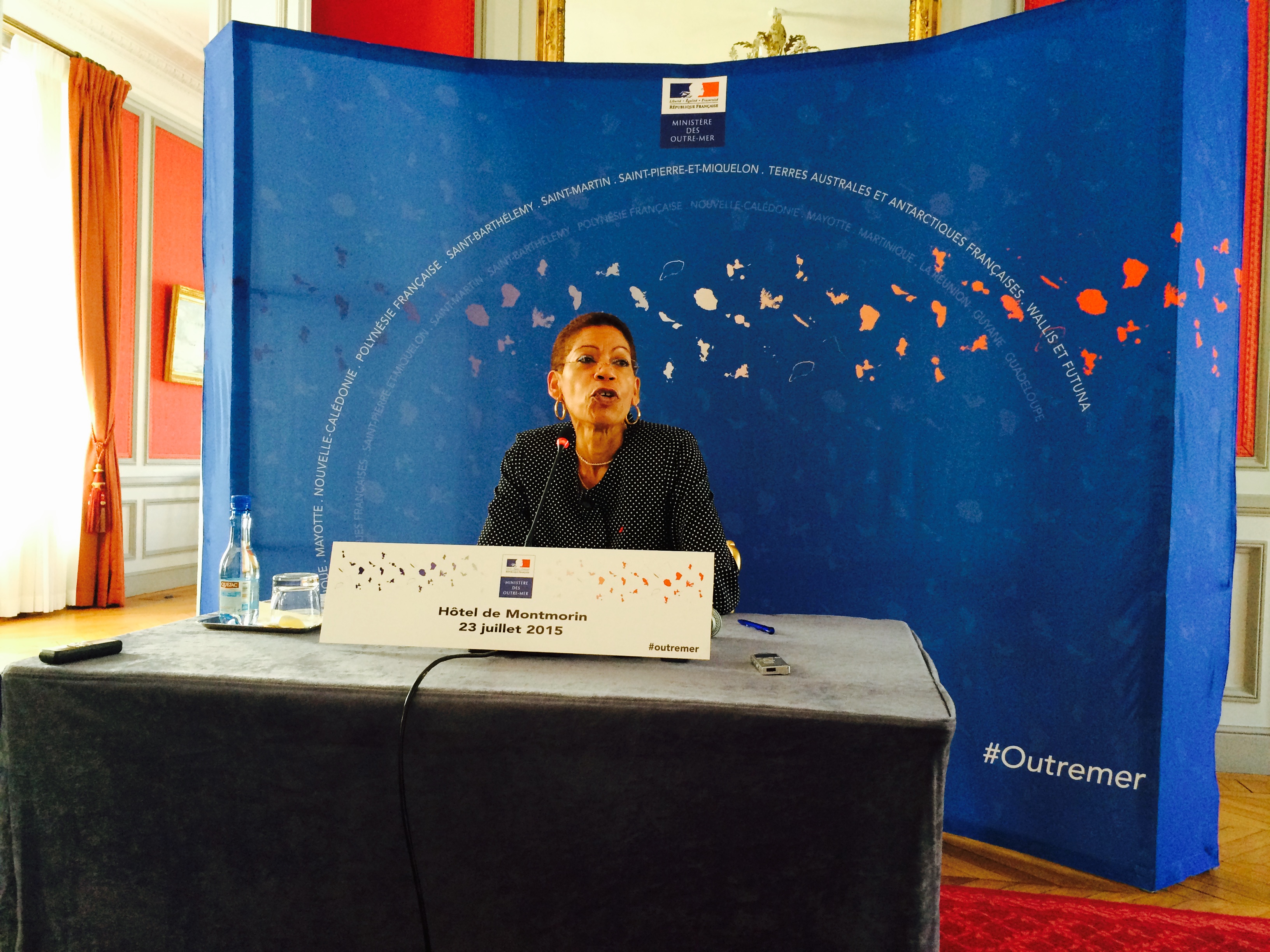 La ministre des Outre-mer présidait mercredi à Paris la dernière séance du Conseil de promotion du tourisme, consacrée aux destinations d’Outre-mer.