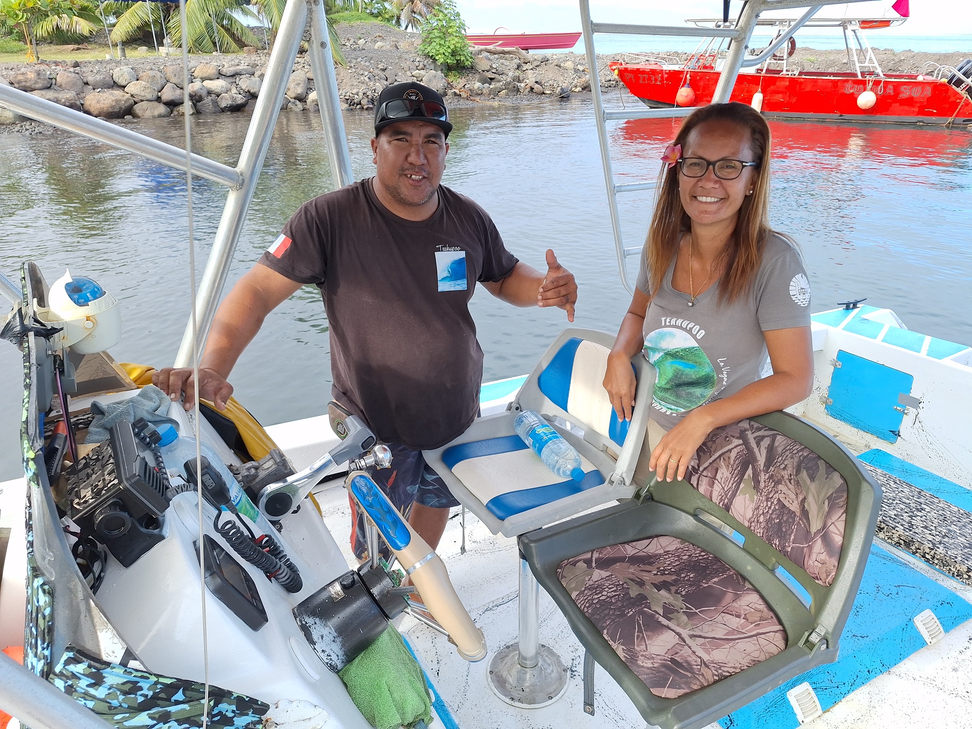 Les prestataires nautiques, comme Maima et Heremoana Tehuritaua, ont bien tourné.