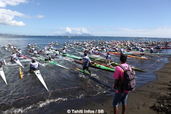 428 pirogues au départ !