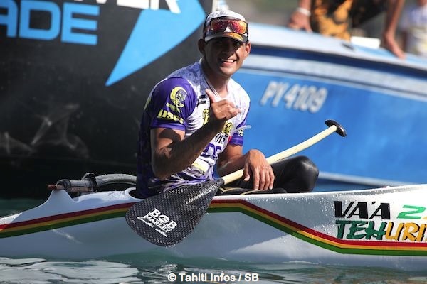 Steeve Teihotaata, le grand champion, arrive 3e.