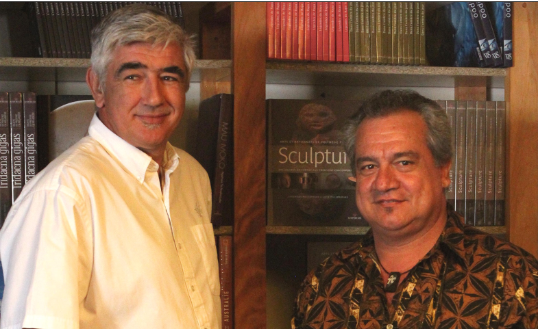 Visite du ministre de la Culture à la maison d’édition Au Vent des îles