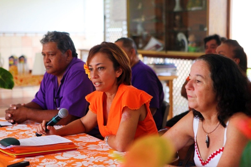Nicole Sanquer ex-présidente de la fédération du Tahoera'a à Mahina préfère relativiser et attend la suite des évènements.