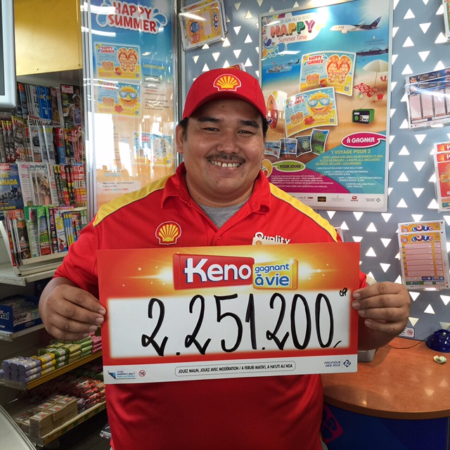 A la station Shell RDO, la chance du débutant pour un joueur de Keno