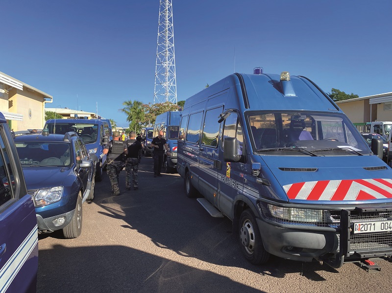 “On va déployer un gros effectif afin de sécuriser les différents segments sur lesquels la flamme va s'arrêter”, a confié à Tahiti Infos, le commandant de la gendarmerie en Polynésie française, Grégoire Demezon. Crédit photo : Archives TI.