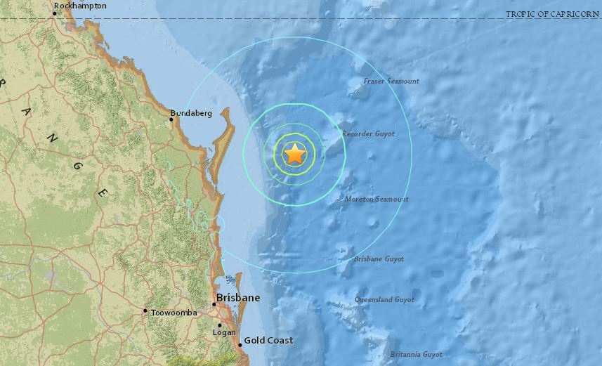 Succession de séismes dans le Queensland australien