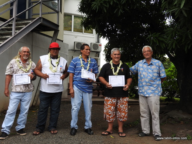 Ils étaient quatre employés d'une société d'acconage à avoir reçu la médaille Grand Or du Travail, vendredi dernier.