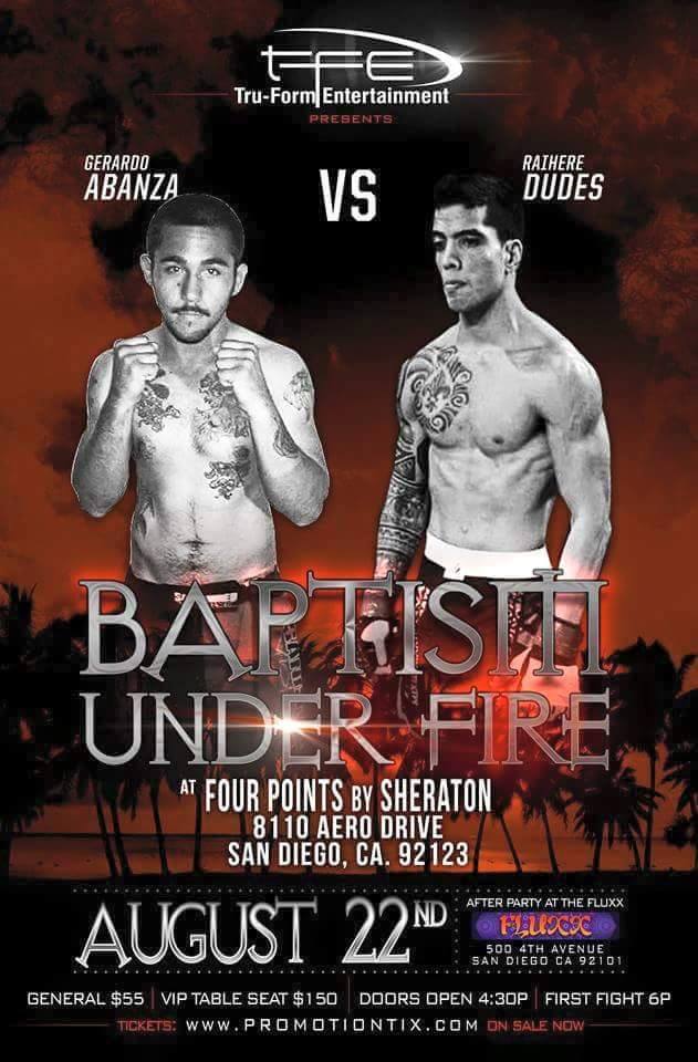 MMA - Baptism Under Fire : Dudes, Mc Comb et Paulet à nouveau dans ‘la cage.’